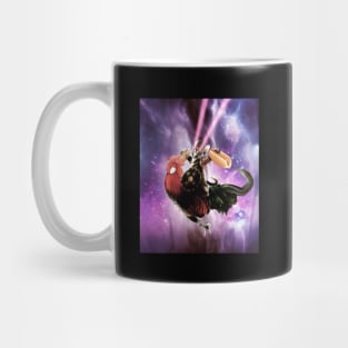 Tornado Cat Riding Chicken With Hotdog Mug